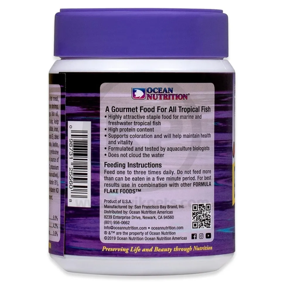 Ocean Nutrition Prime Reef Flakes Fish Food 2.5-oz