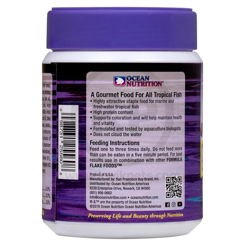 Ocean Nutrition Prime Reef Flakes Fish Food 1.2-oz