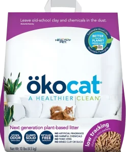 Okocat Low Tracking Clumping Mini Pellets Wood Cat Litter 10-lb