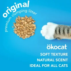 Okocat Original Premium Clumping Wood Cat Litter 12.6-lb