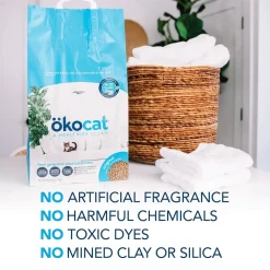 Okocat Original Premium Clumping Wood Cat Litter 12.6-lb