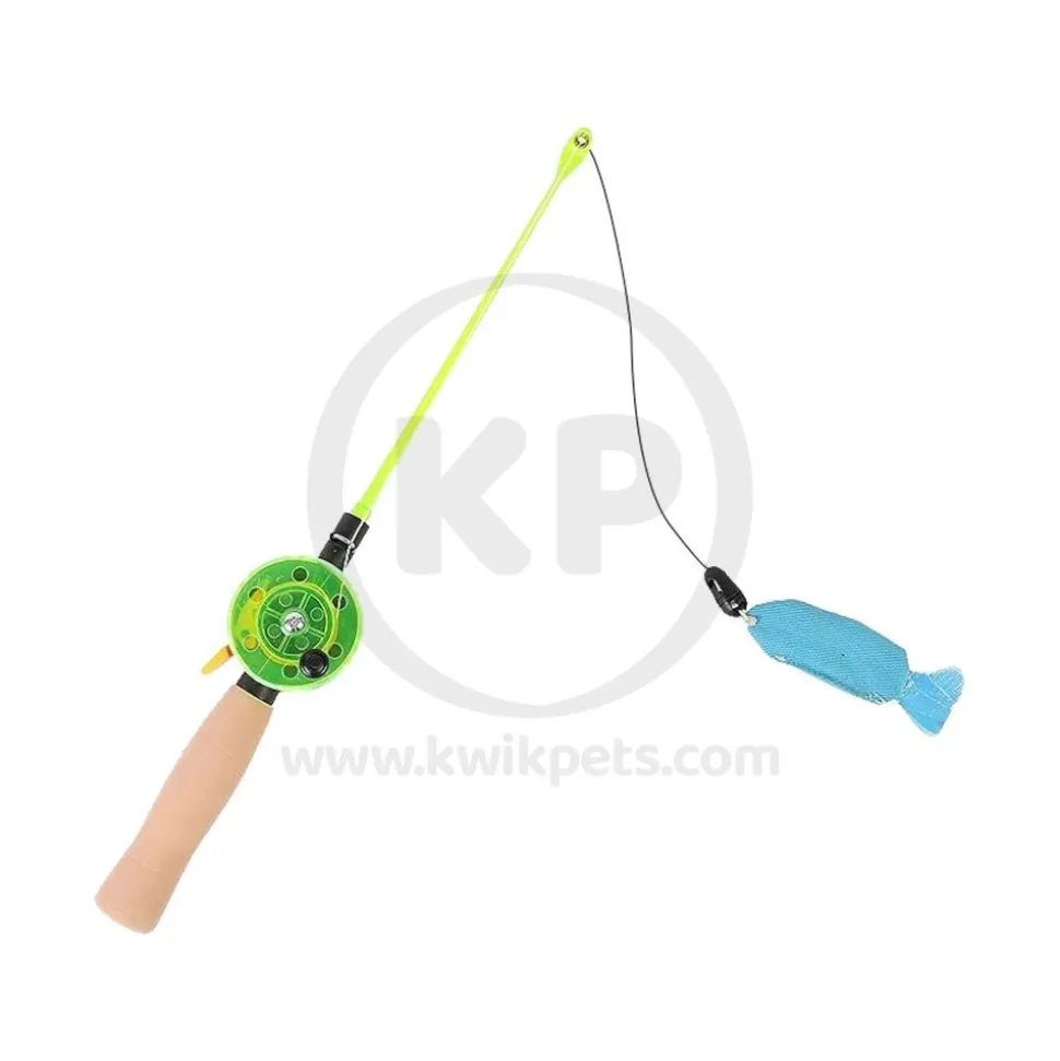 OurPets Cosmic Catnip Teaser Go Fish! Cat Toy
