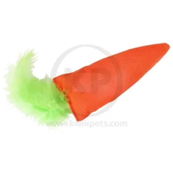OurPets Cosmic 24 Karat Carrot Catnip Cat Toy Orange & Green