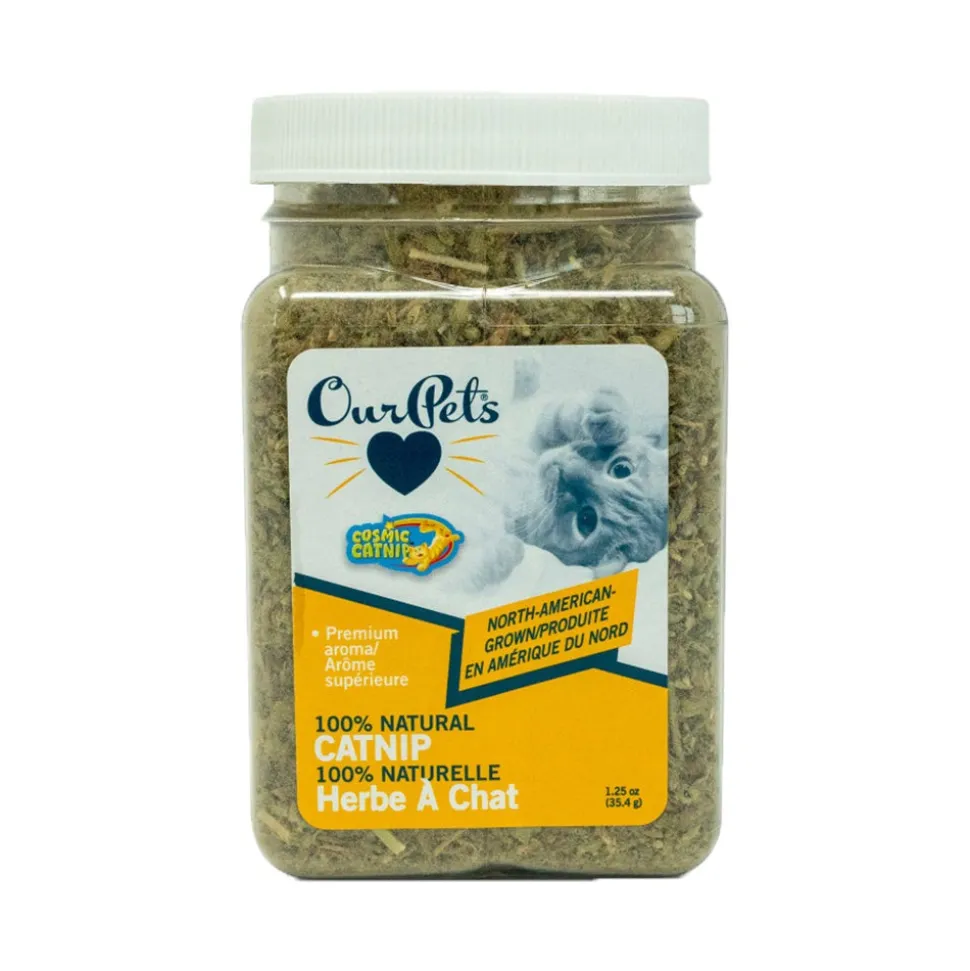 OurPets Cosmic 100% Natural Catnip Jar 1.25-oz