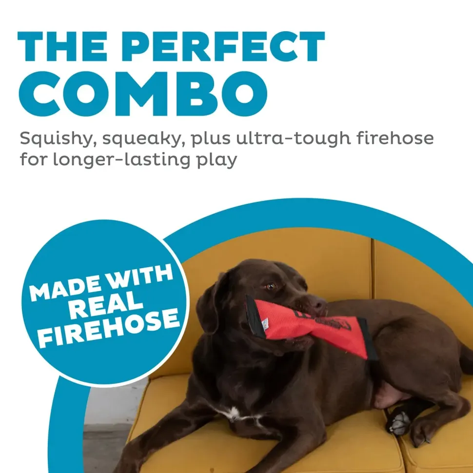 Outward Hound Firehose Squeak N Fetch Dog Toy Medium