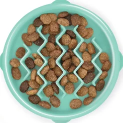 Outward Hound Fun Feeder Interactive Dog Bowl Slow Feeder Mint Extra Small