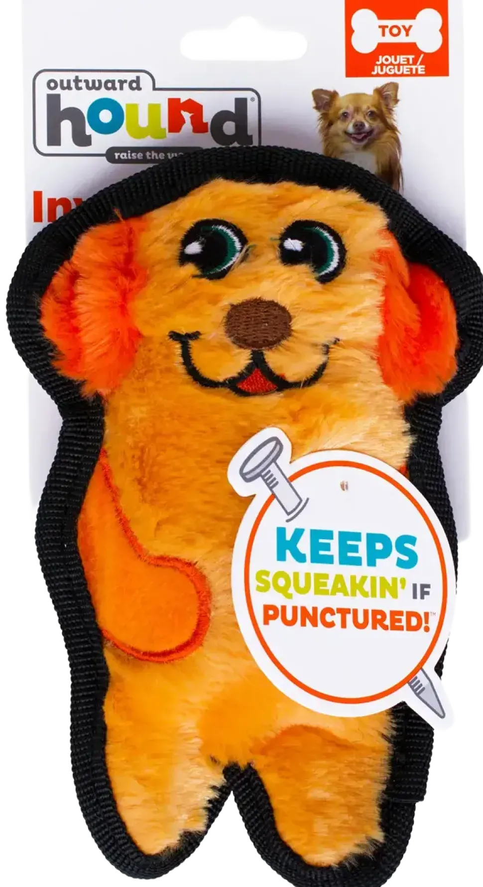 Outward Hound Invincibles Mini Dog Toy Dog XS