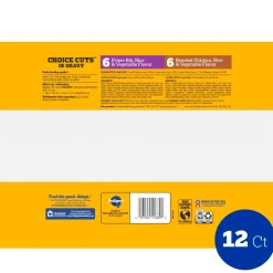 Pedigree Chopped Ground Dinner Adult Wet Dog Food Variety Pack Filet Mignon & Beef 12 Count 13.2-oz