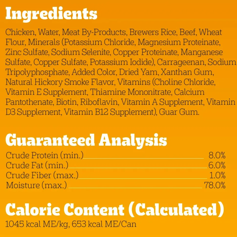 Pedigree Chopped Ground Dinner Adult Wet Dog Food Beef 22-oz