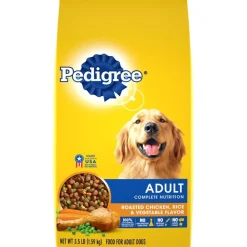 Pedigree Complete Nutrition Adult Dry Dog Food Roasted Chicken, Rice & Vegetable 3.5-lb