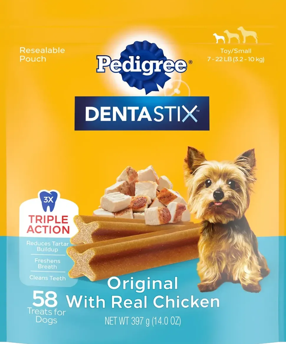 Pedigree DENTASTIX Dog Dental Treat Original w/Real Chicken 58 Count