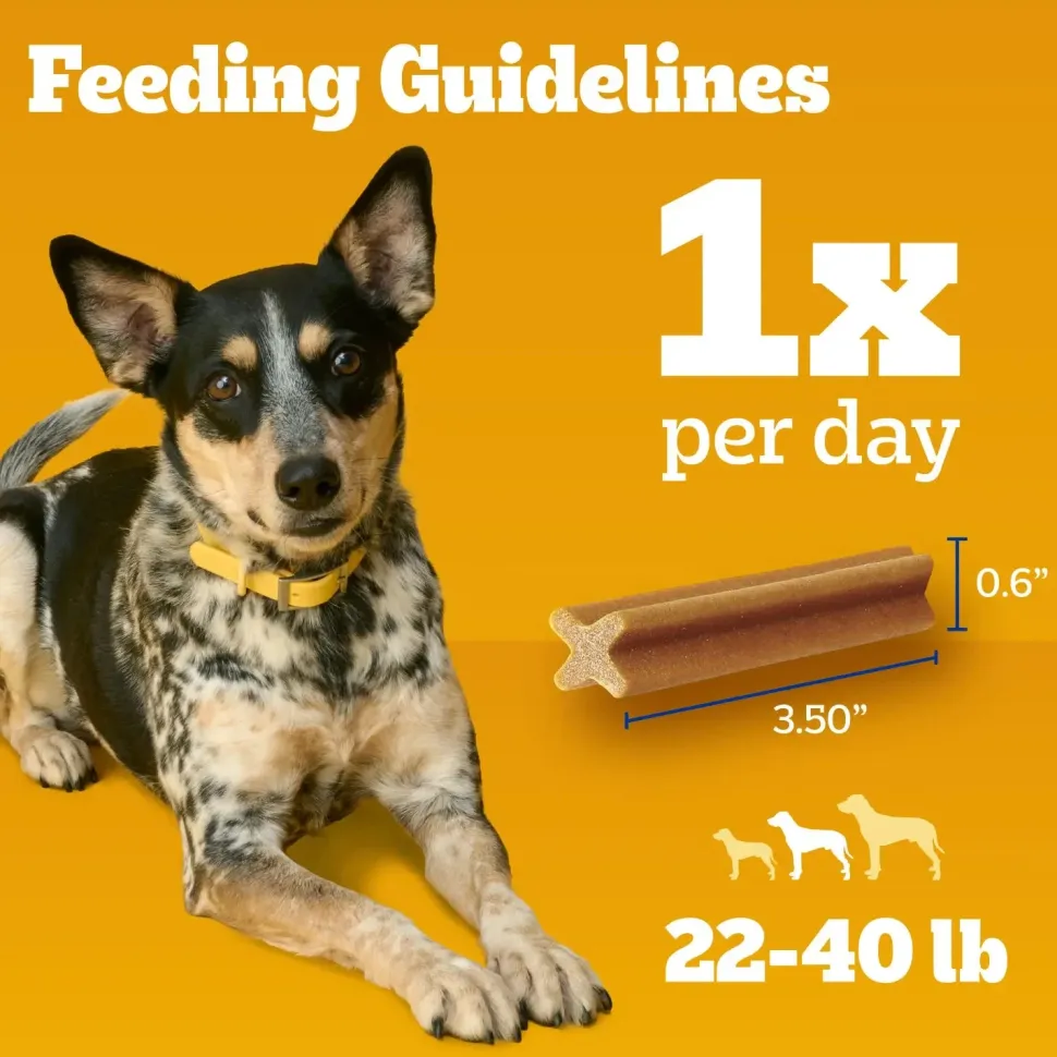 Pedigree DENTASTIX Dog Dental Treat Original with Real Chicken 25 Count