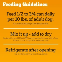 Pedigree Homestyle Meals Adult Wet Dog Food Variety Pack Prime Rib & Roasted Chicken 12 Count 9.9-lb