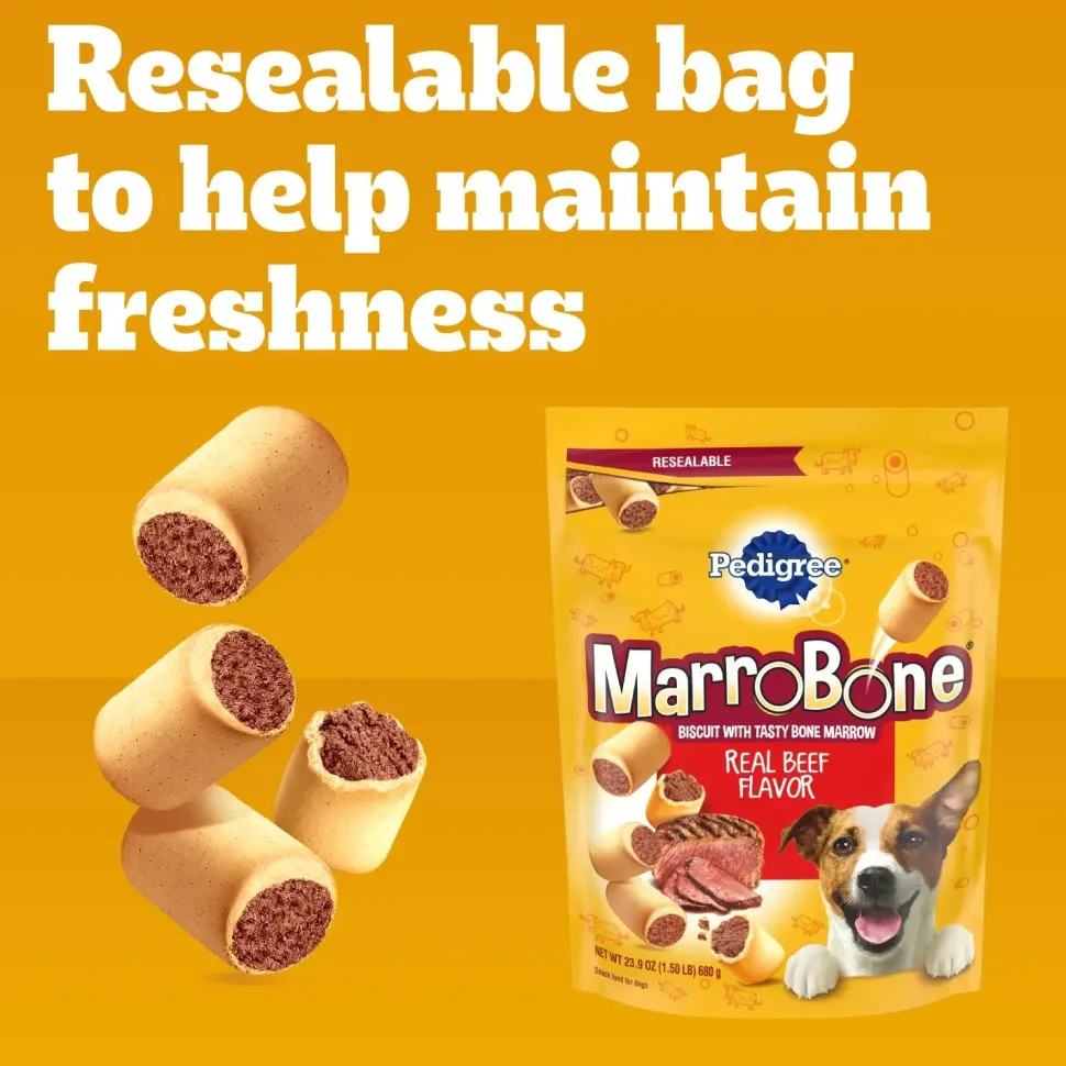Pedigree MarroBone Biscuit Dog Treats Beef Mini 15-oz
