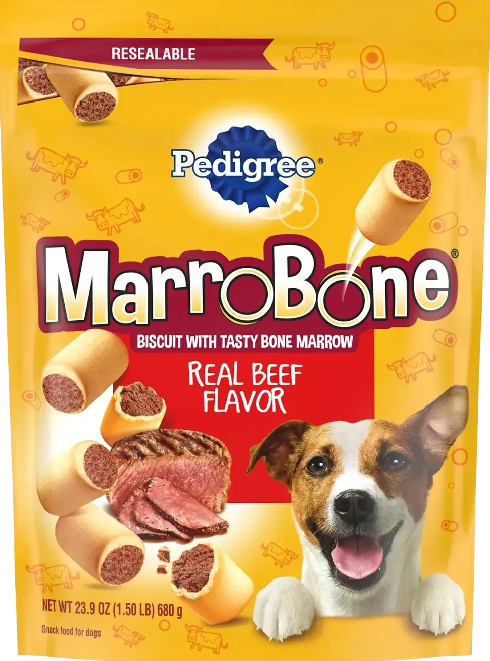 Pedigree MarroBone Biscuit Dog Treats Beef Regular 24-oz