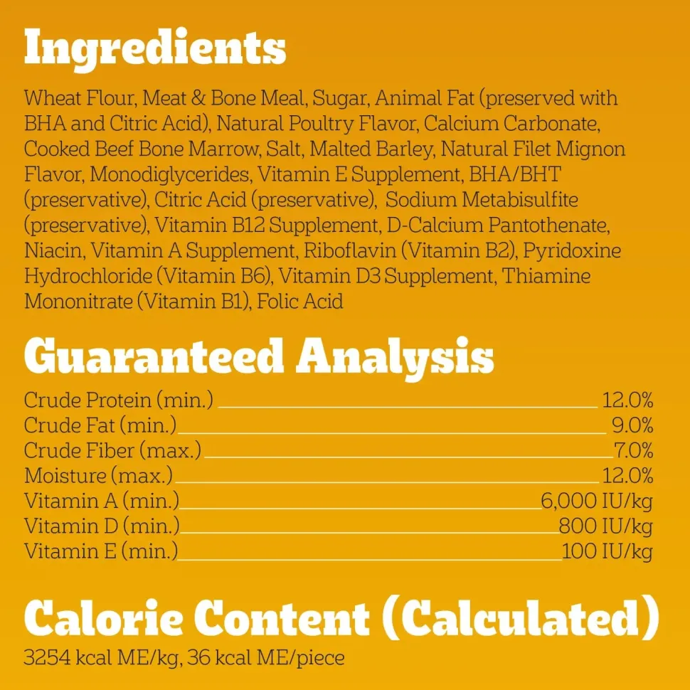 Pedigree MarroBone Biscuit Dog Treats Beef Regular 24-oz