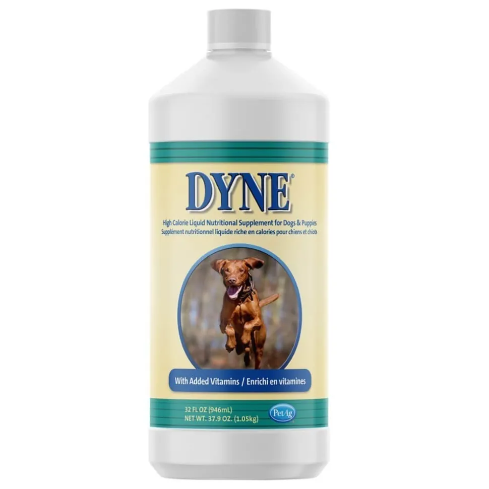 PetAg Dyne High Calorie Liquid Nutritional Supplement for Dogs & Puppies Vanilla 32-oz