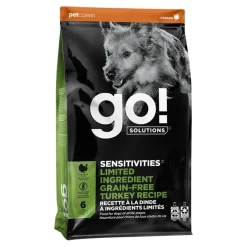 Petcurean Go! Solutions Sensitivities Limited Ingredient Grain-Free Dry Dog Food Turkey 3.5-lb