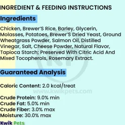 Pet Greens Cat Craves Semi-Moist Soft-Chew Cat Treats Chicken 3-oz