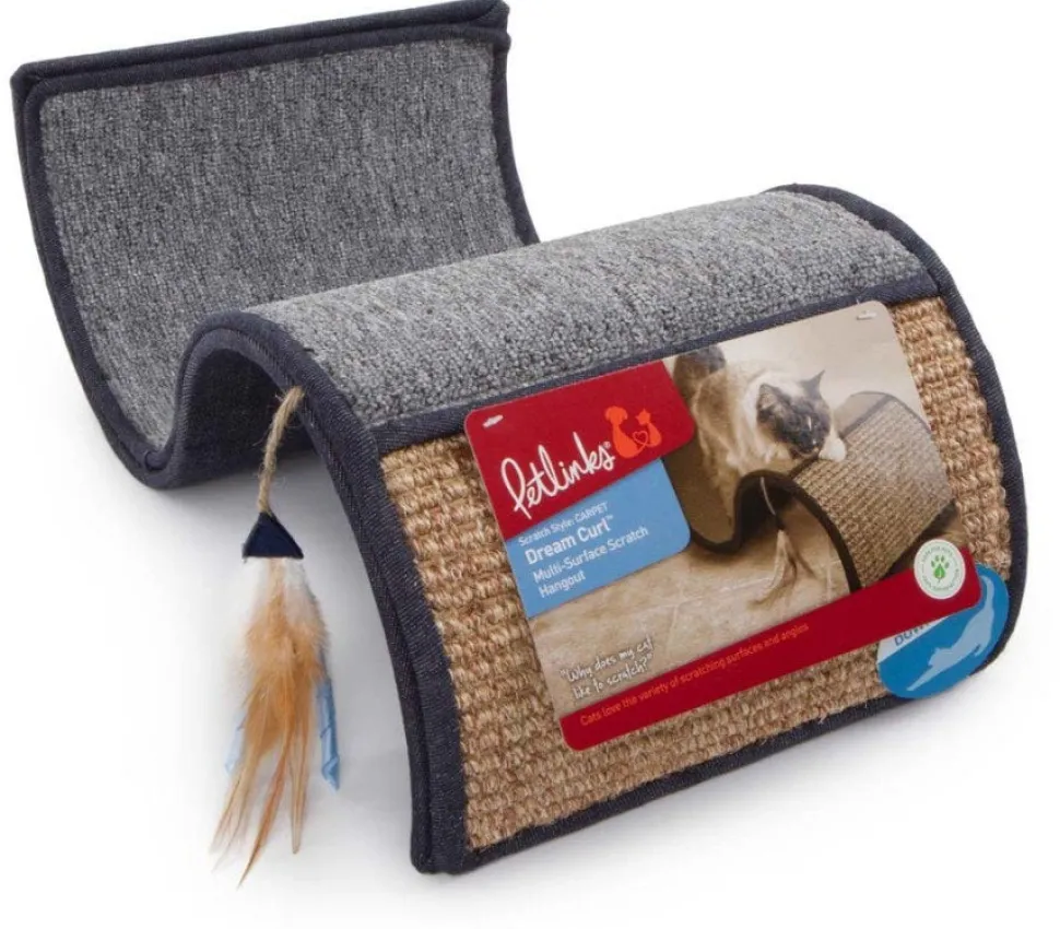 Petlinks Dream Curl Multi-Surface Scratcher Cat Toy Assorted