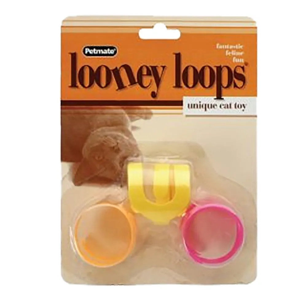 Petmate Looney-Loops Cat Toy 3 Count