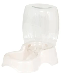 Petmate Pet Cafe Automatic Dog & Cat Gravity Water Bowl Pearl Silver Small