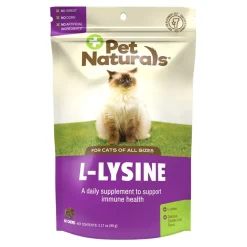Pet Naturals L-Lysine Immune Support Soft Chews for Cats 60 Count 3.17-oz