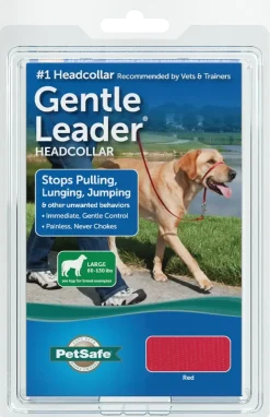 PetSafe Gentle Leader No-Pull Dog Headcollar Red Large