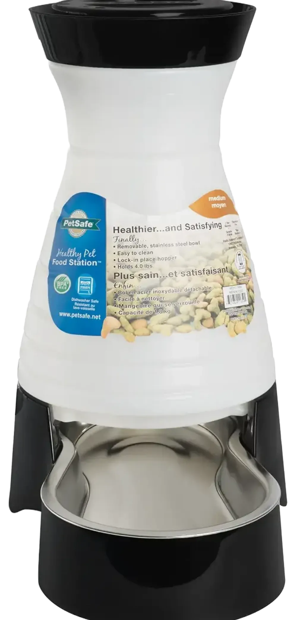PetSafe Healthy Food Station Automatic Dog & Cat Gravity Feeder Medium