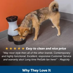PetSafe Healthy Food Station Automatic Dog & Cat Gravity Feeder Medium