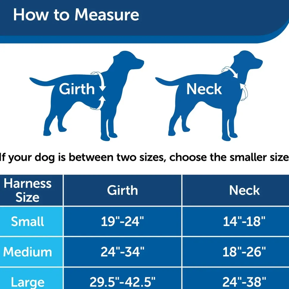 PetSafe 3-in-1 Reflective Dog Harness with Car Control Strap Black Large