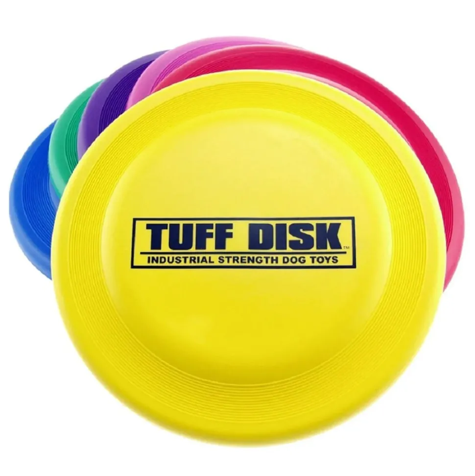 Petsport USA Tuff Disk Dog Toy Assorted 9-in