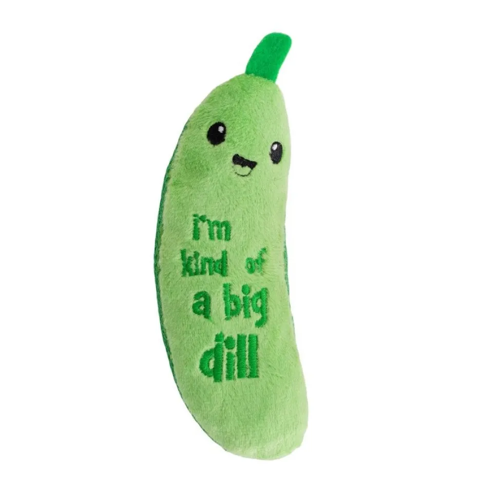 Petstages Crunchy Pickle Kicker Dental Catnip Cat Toy One Size