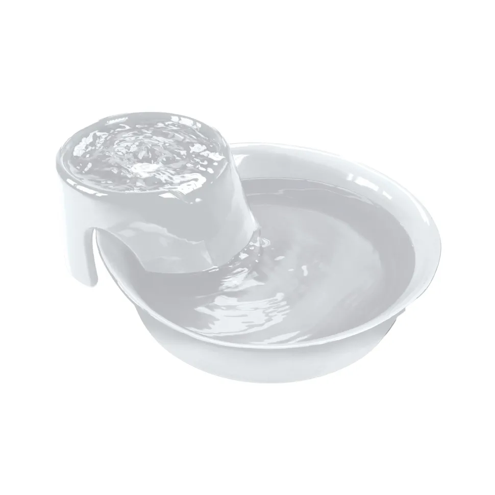 Pioneer Pet Big Max Ceramic Dog & Cat Drinking Fountain White 128-oz