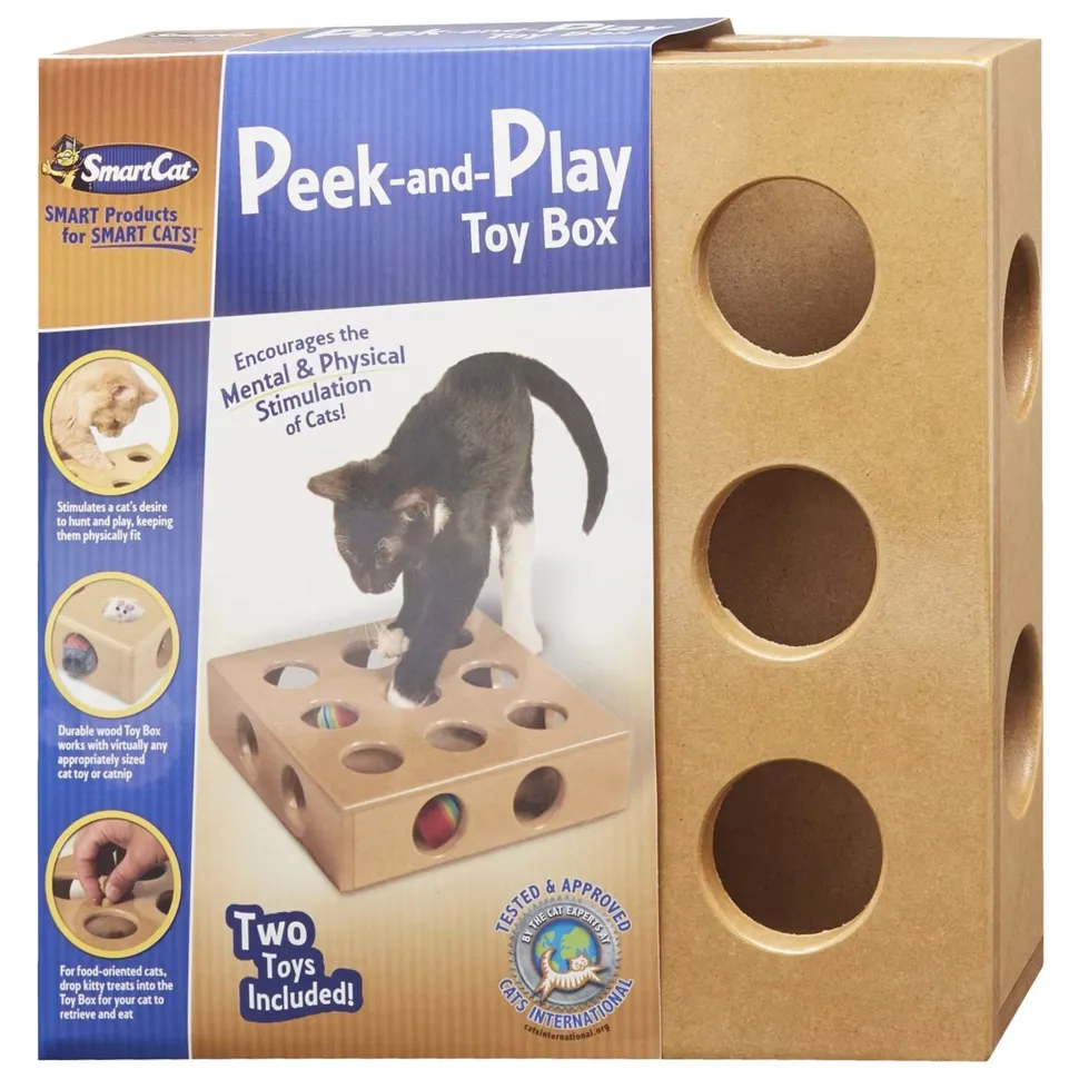 Pioneer Pet SmartCat Peek-and-Play Cat Toy Box