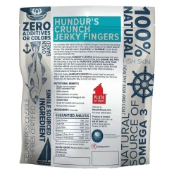 Plato Hundur's Crunch Jerky Fingers Fish Dog Treats 10-oz