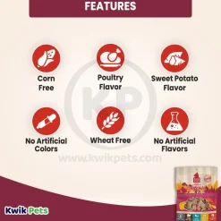 Plato Original Real Strips Grain Free Turkey with Sweet Potato Dog Treats 18-oz