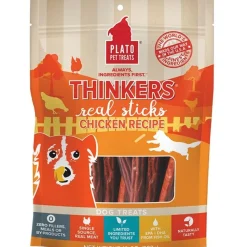 Plato Thinkers Real Sticks Chicken Dog Treats 10-oz