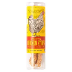 Polkadog Chicken Strip Natural Jerky Dog & Cat Treats 4-oz