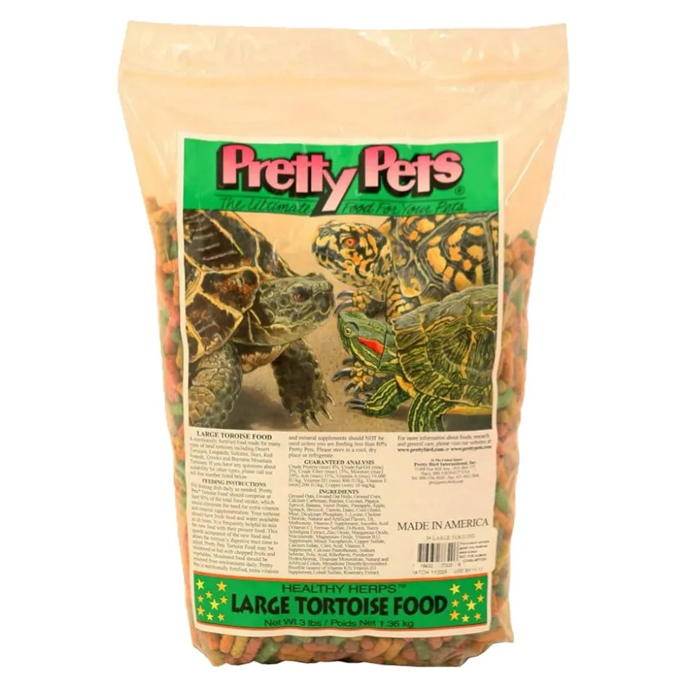 Pretty Bird Large Tortoise Dry Food 3-lb