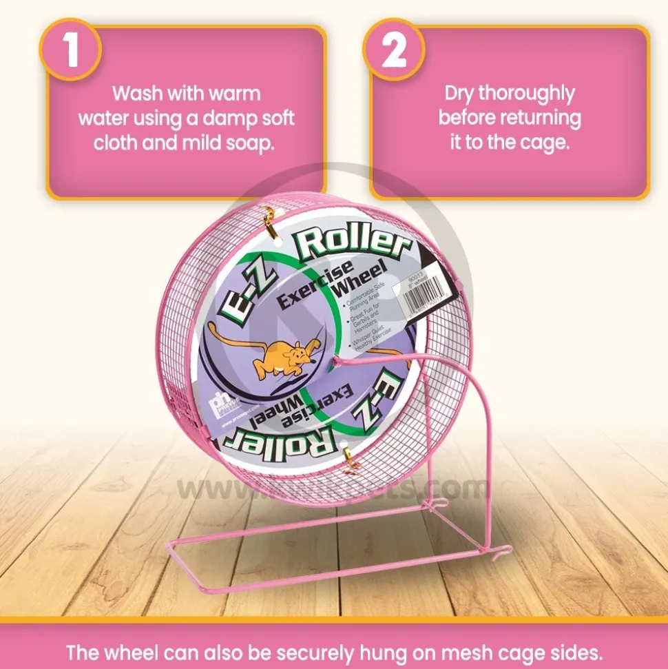 Prevue Pet Products E-Z Roller Exercise Wheel for Hamsters & Gerbils Assorted 8-in