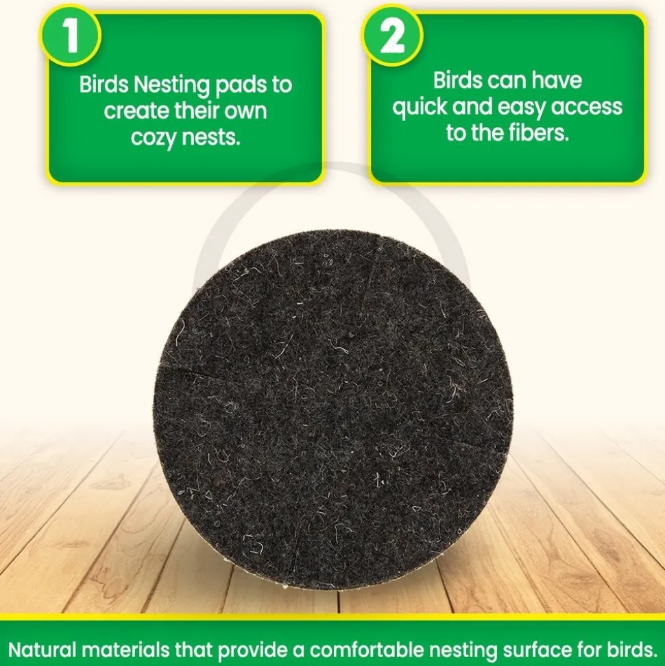 Prevue Pet Products Felt Nesting Pads for Bird Cages 5-in 2 Count
