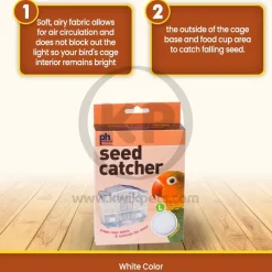 Prevue Pet Products Mesh Bird Seed Catcher White Large
