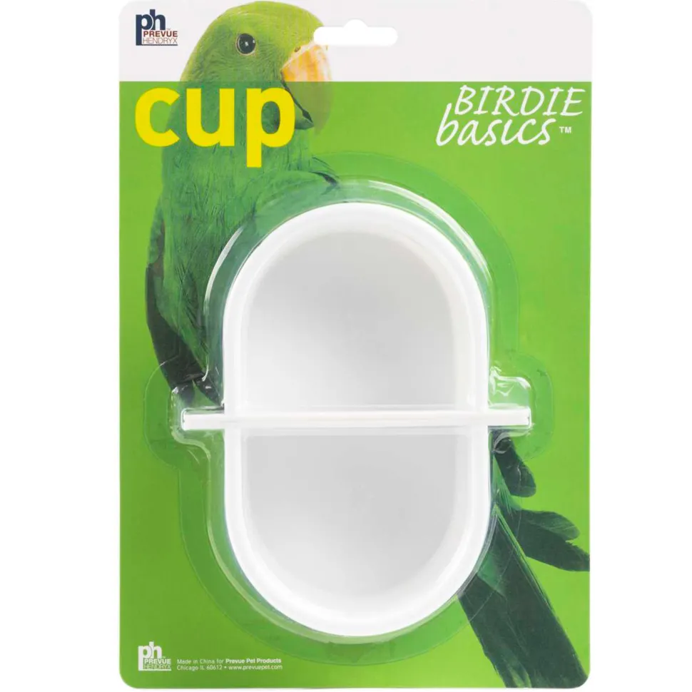 Prevue Pet Products Plastic Cup for Winged Bird Cages White