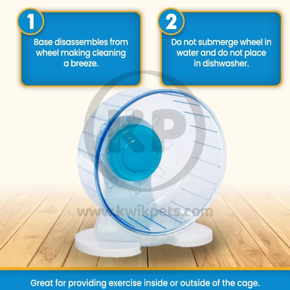 Prevue Pet Products Quiet Exercise Wheel for Small Pets 6-in
