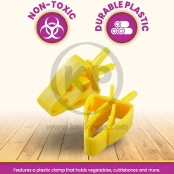 Prevue Pet Products Treat Clips for Birds Yellow 2 Count