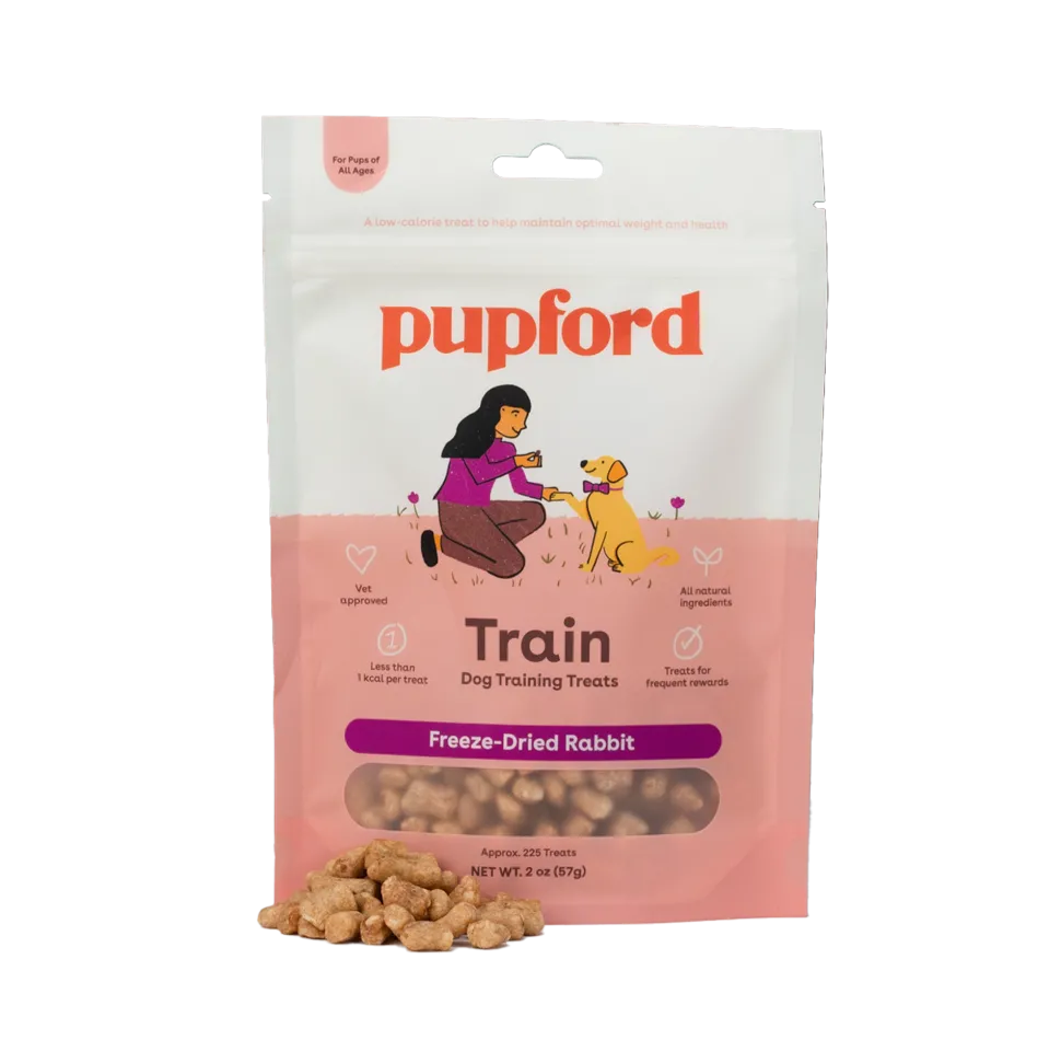 Pupford Freeze-Dried Rabbit Training Dog Treats 2-oz