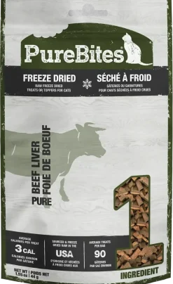 PureBites Beef Liver Freeze-Dried Cat Treats 1.55-oz