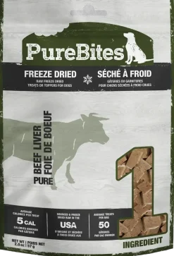 PureBites Beef Liver Freeze-Dried Dog Treats 2-oz