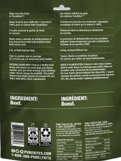 PureBites Beef Tenders Air-Dried Pure Jerky Dog Treats 7.5-oz